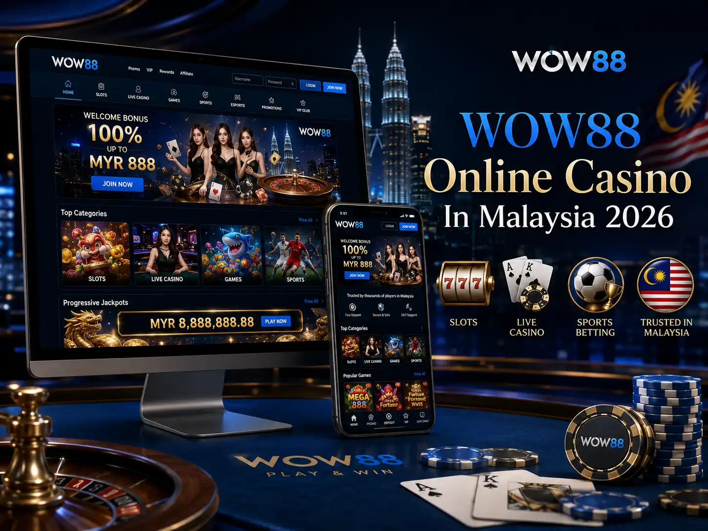 WOW88 Online Casino In Malaysia 2026