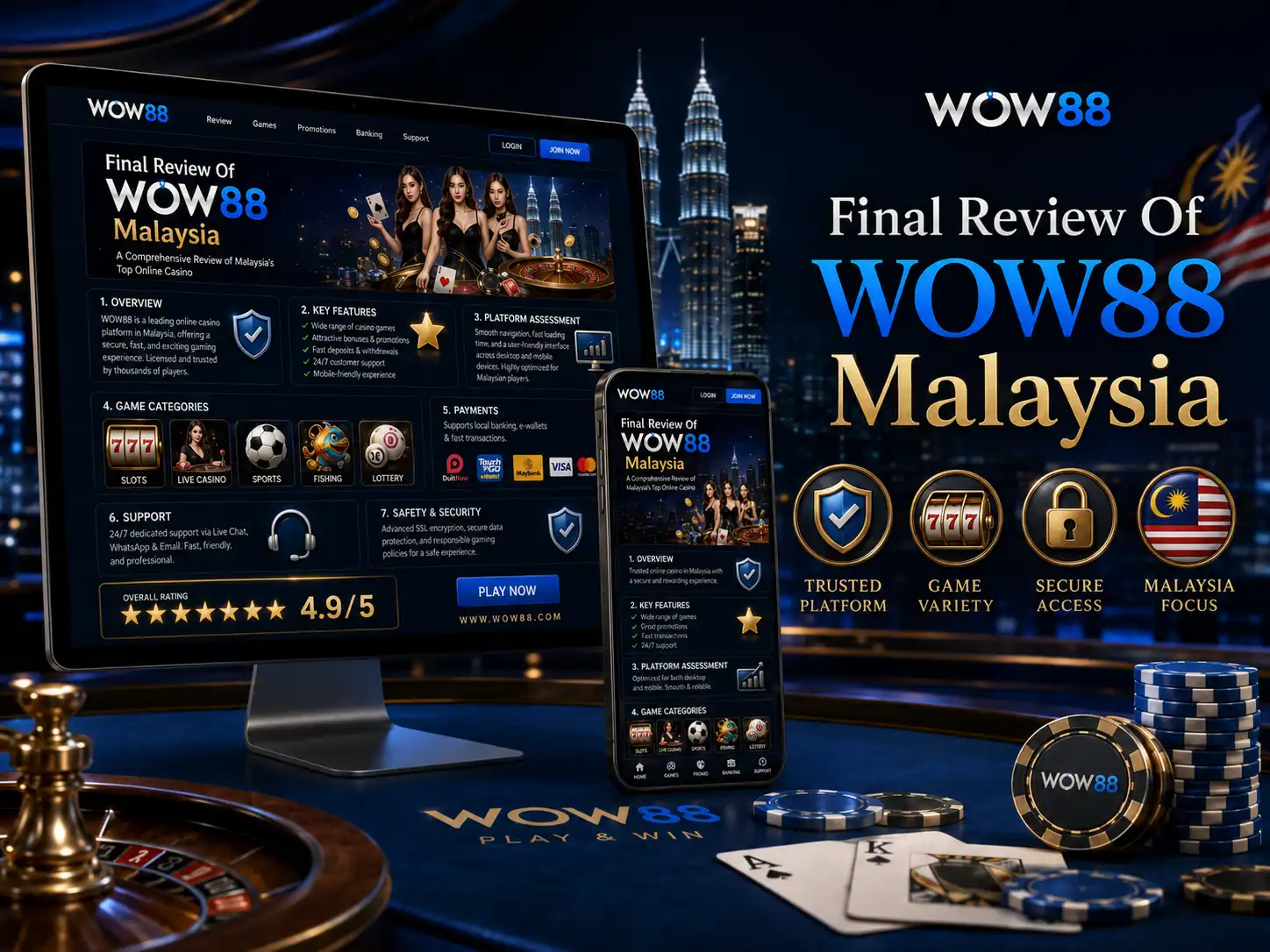 Final Review Of WOW88 Malaysia
