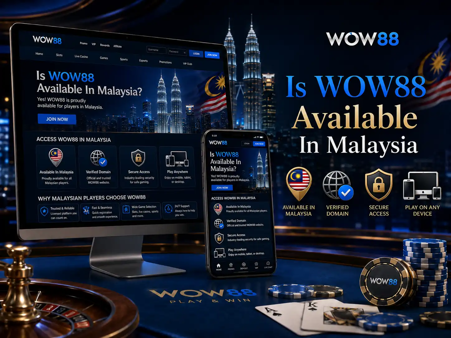 Is WOW88 Available In Malaysia