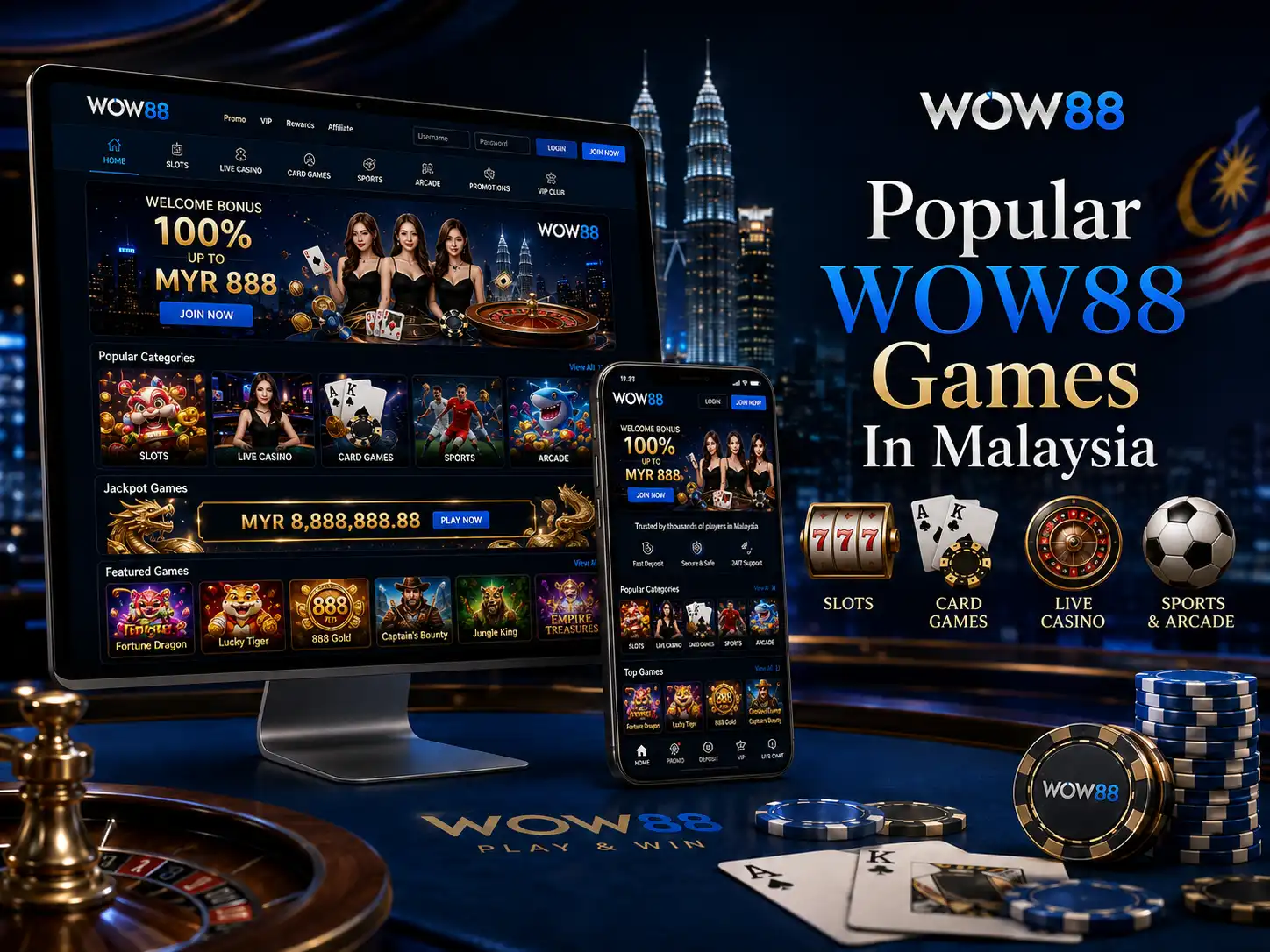 Games Available At WOW88